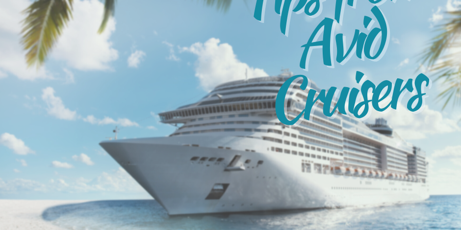 Blue White Illustrated Ocean Cruise Poster (Facebook Post (Landscape))